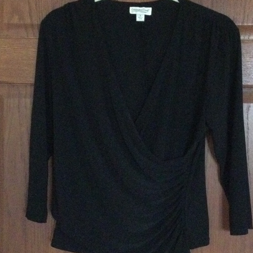 Coldwater Creek size S black top.
